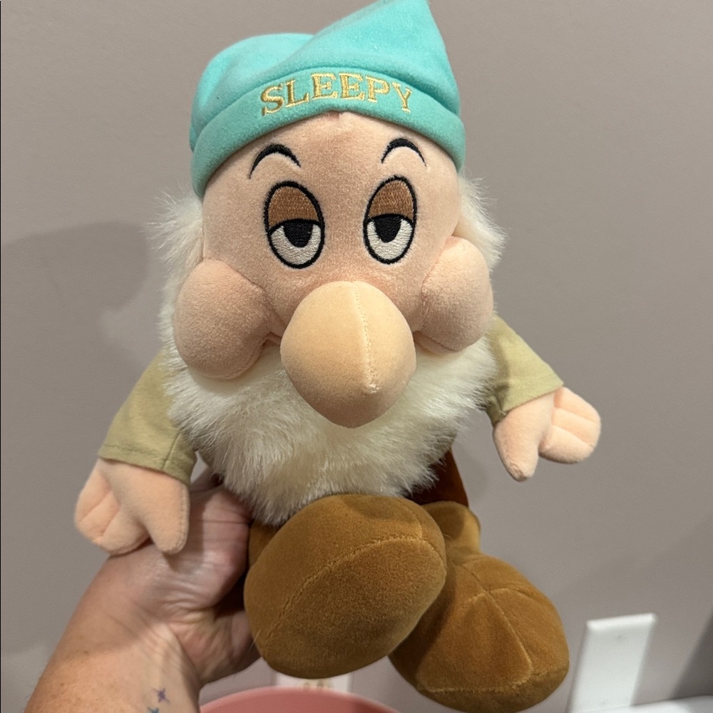 Disney sleepy Brown and Tan Plush Toy